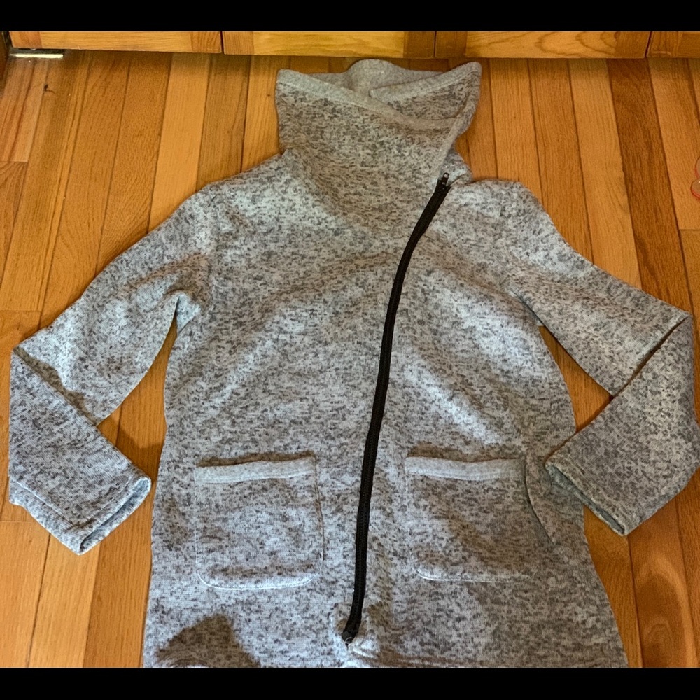 Womens Lg Grey White Jacket Sz Large - Picture 2 of 5